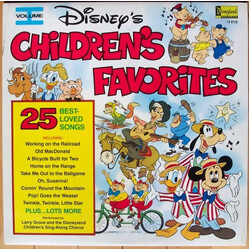 Larry Groce / The Disneyland Children's Sing-Along Chorus Disney's Children's Favorites (Volume I) Vinyl LP USED