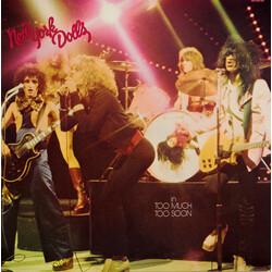 New York Dolls Too Much Too Soon Vinyl LP USED