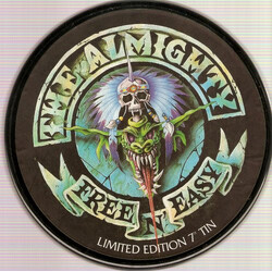 The Almighty Free 'N' Easy USED VINYL 7INCH SINGLE LIMITED EDITION NUMBERED