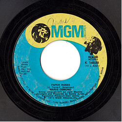 Marie Osmond Paper Roses / Least Of All You Vinyl 7" USED