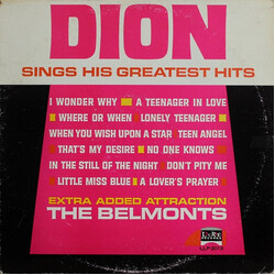 Dion (3) Dion Sings His Greatest Hits Vinyl LP USED
