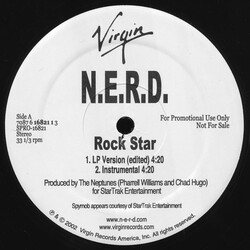 N*E*R*D Rock Star VINYL 12" USED