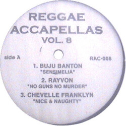 Various Reggae Accapellas Vol. 8 USED VINYL 12INCH 33 S RPM