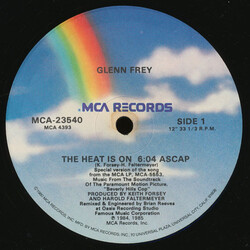 Glenn Frey The Heat Is On USED VINYL 12INCH 33 S RPM
