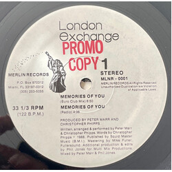London Exchange Memories Of You USED VINYL 12INCH 33 S RPM