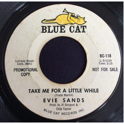 Evie Sands Take Me For A Little While / Run Home To Your Mama Vinyl 7" USED