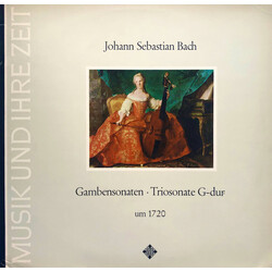 Johann Sebastian Bach Gambensonaten, Triosonate G-dur Um 1720 Vinyl LP USED