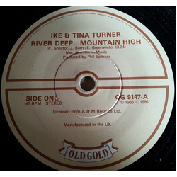 Ike & Tina Turner River Deep... Mountain High Vinyl 7" USED