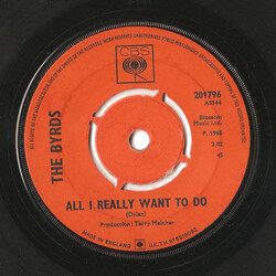 The Byrds All I Really Want To Do USED VINYL 7INCH 45 RPM SINGLE