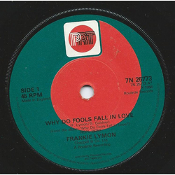 Frankie Lymon Why Do Fools Fall In Love Vinyl 7" USED