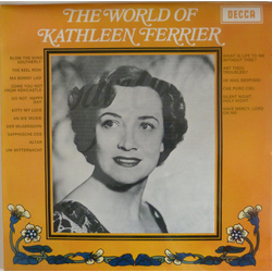 Kathleen Ferrier The World Of Kathleen Ferrier Vinyl LP USED