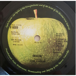 John Lennon Imagine USED VINYL 7INCH 45 RPM SINGLE