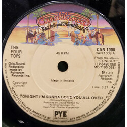 Four Tops Tonight I'm Gonna Love You All Over USED VINYL 7INCH 45 RPM SINGLE