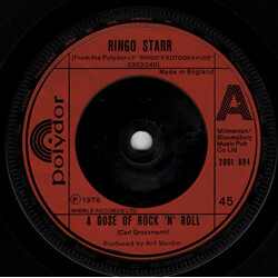 Ringo Starr A Dose Of Rock 'N' Roll USED VINYL 7INCH SINGLE 45 RPM