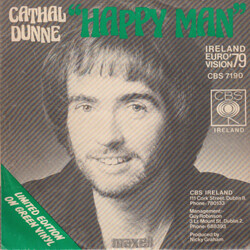 Cathal Dunne Happy Man USED VINYL 7INCH SINGLE