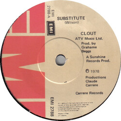 Clout Substitute USED VINYL 7INCH SINGLE 45 RPM