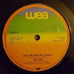 Dollar Give Me Back My Heart USED VINYL 7INCH 45 RPM SINGLE