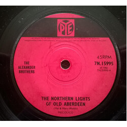 The Alexander Brothers The Northern Lights Of Old Aberdeen / Down In The Glen USED VINYL 7INCH 45 RPM SINGLE