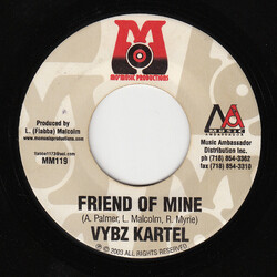 Vybz Kartel / Mad Cobra / Christopher (7) Friend Of Mine / Mad Dem USED VINYL 7INCH 45 RPM STEREO