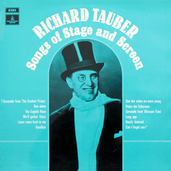 Richard Tauber Songs Of Stage And Screen Vinyl LP USED