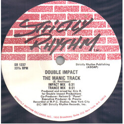 Double Impact (2) The Manic Track USED VINYL 12INCH 33 S RPM