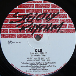 CLS Can You Feel It USED VINYL 12INCH 33 S RPM REISSUE