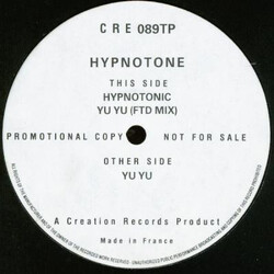 Hypnotone Hypnotonic USED VINYL 12INCH SINGLE PROMO