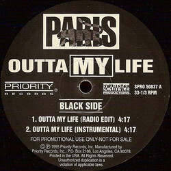 Paris (2) Outta My Life / Bring It To Ya VINYL 12" USED