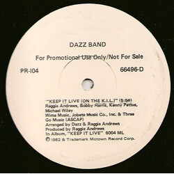 Dazz Band / Ozone (5) Keep It Live (On The K.I.L.) / Li'l Suzy USED VINYL 12INCH PROMO