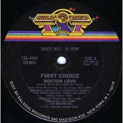 First Choice Doctor Love USED VINYL 12INCH 45 RPM STEREO