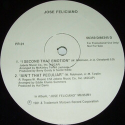José Feliciano LP Sampler USED VINYL 12INCH PROMO