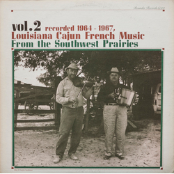 Various Louisiana Cajun French Music From The Southwest Prairies Vol. 2 Vinyl LP USED