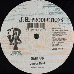Junior Reid Sign Up  / Murder The Man USED VINYL 12INCH 45 RPM