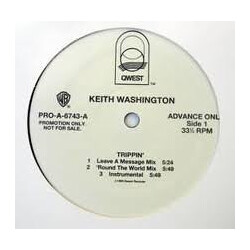 Keith Washington Trippin' USED VINYL 12INCH PROMO