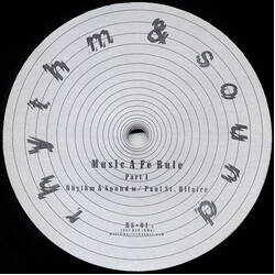 Rhythm & Sound / Paul St. Hilaire Music A Fe Rule USED VINYL 12INCH 33 S RPM REPRESS