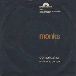 The Monks Complication / Oh-How To Do Now USED VINYL 7INCH 45 RPM SINGLE MONO
