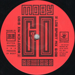 Moby Go (Remixes) USED VINYL 12INCH 33 S RPM