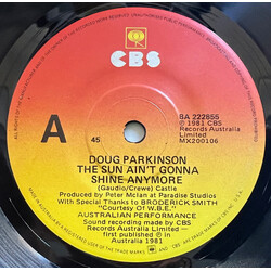 Doug Parkinson The Sun Ain't Gonna Shine Anymore USED VINYL 7INCH 45 RPM SINGLE