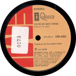 Queen You're My Best Friend USED VINYL 7INCH 33 S RPM SINGLE STEREO
