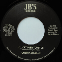 Cynthia Sheeler I'll Cry Over You USED VINYL 7INCH 45 RPM RECORD STORE DAY REISSUE STEREO