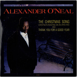 Alexander O'Neal The Christmas Song (Chestnuts Roasting On An Open Fire) / Thank You For A Good Year USED VINYL 7INCH 45 RPM SINGLE STEREO