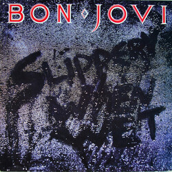 Bon Jovi Slippery When Wet Vinyl LP USED