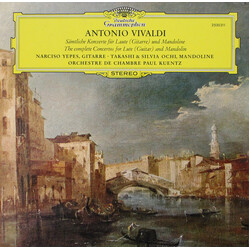 Antonio Vivaldi / Narciso Yepes / Takashi Ochi / Silvia Ochi / Orchestre De Chambre Paul Kuentz Sämtliche Konzerte Für Laute (Gitarre) Und Mandoline =