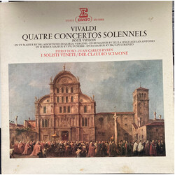 Antonio Vivaldi / I Solisti Veneti / Claudio Scimone Quatre Concertos Solennels Vinyl LP USED