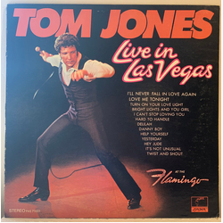 Tom Jones Live In Las Vegas Vinyl LP USED
