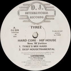 Tyree Cooper Hard Core - Hip House (New '89 Version) VINYL 12" USED