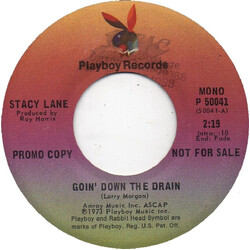 Stacy Lane Goin' Down The Drain USED VINYL 7INCH 45 RPM SINGLE PROMO STEREO MONO