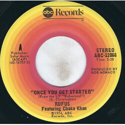 Rufus & Chaka Khan Once You Get Started USED VINYL 7INCH 45 RPM