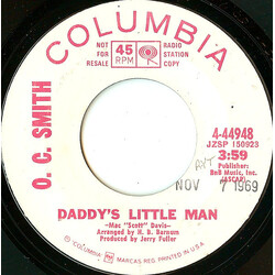 OC Smith Daddy's Little Man USED VINYL 7INCH 45 RPM PROMO