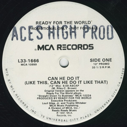 Ready For The World Can He Do It (Like This, Can He Do It Like That) Vinyl 12" USED